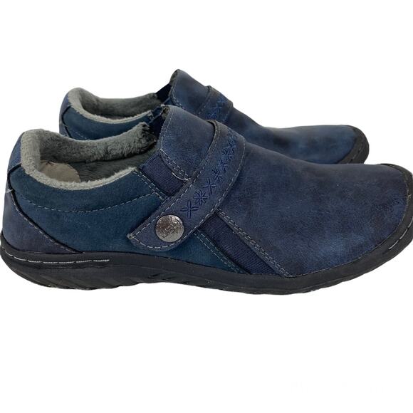 JBU by Jambu Blakely Encore Embroidered Comfort Shoes Plush Lined Memory Foam - Picture 4 of 11